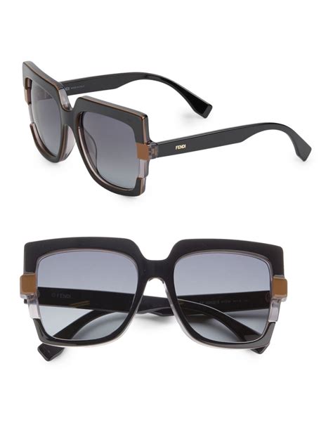 fendi 54mm oversized sunglasses|fendi oversized 56mm sunglasses.